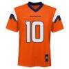 Bo Nix Denver Broncos Youth Replica Jersey - Orange - Side View