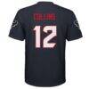 Nico Collins Houston Texans Youth Replica Player Jersey - Navy - Detail View