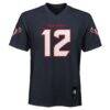 Nico Collins Houston Texans Youth Replica Player Jersey - Navy - Side View