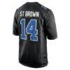 Amon-Ra St. Brown Detroit Lions Nike Carbon Fashion Jersey - - Detail View