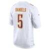 Jayden Daniels Washington Commanders Nike Fashion Jersey - White - Detail View