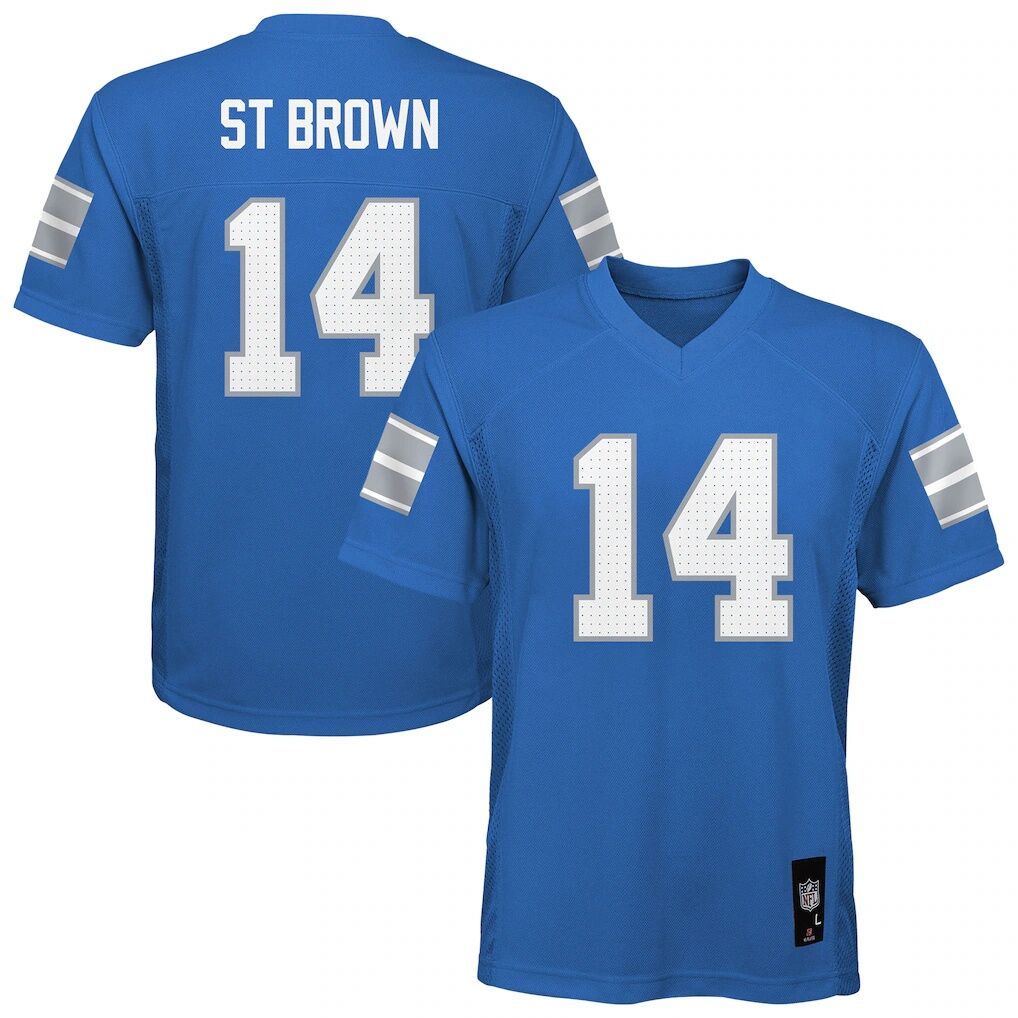 Amon-Ra St. Brown Detroit Lions Outerstuff Preschool Replica Player Jersey
