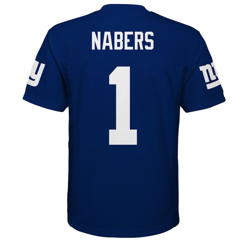 Malik Nabers New York Giants Outerstuff Preschool Replica Player Jersey - Royal