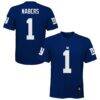 Malik Nabers New York Giants Outerstuff Preschool Replica Player Jersey - - Front View
