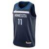 Naz Reid Minnesota Timberwolves Nike Youth Swingman Jersey - Navy - Side View