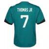 Brian Thomas Jr. Jacksonville Jaguars Nike Youth Team Game Jersey - Teal - Detail View