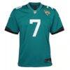Brian Thomas Jr. Jacksonville Jaguars Nike Youth Team Game Jersey - Teal - Side View