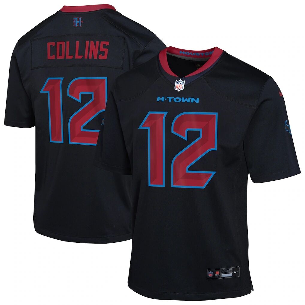 Nico Collins Houston Texans Nike Youth Alternate Game Jersey