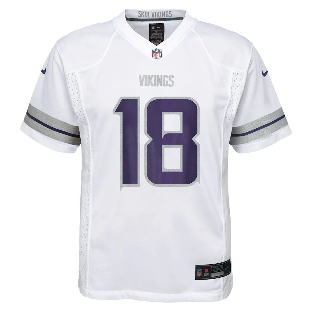 Justin Jefferson Minnesota Vikings Nike Preschool Alternate Player Game Jersey