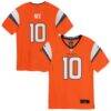 Bo Nix Denver Broncos Nike Preschool Team Player Game Jersey - Orange - Front View