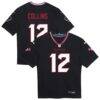 Nico Collins Houston Texans Nike Preschool Team Player Game Jersey - Navy - Front View