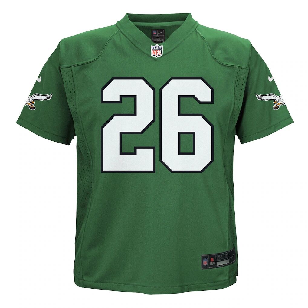 Saquon Barkley Philadelphia Eagles Nike Preschool Alternate Player Game Jersey - Kelly Green