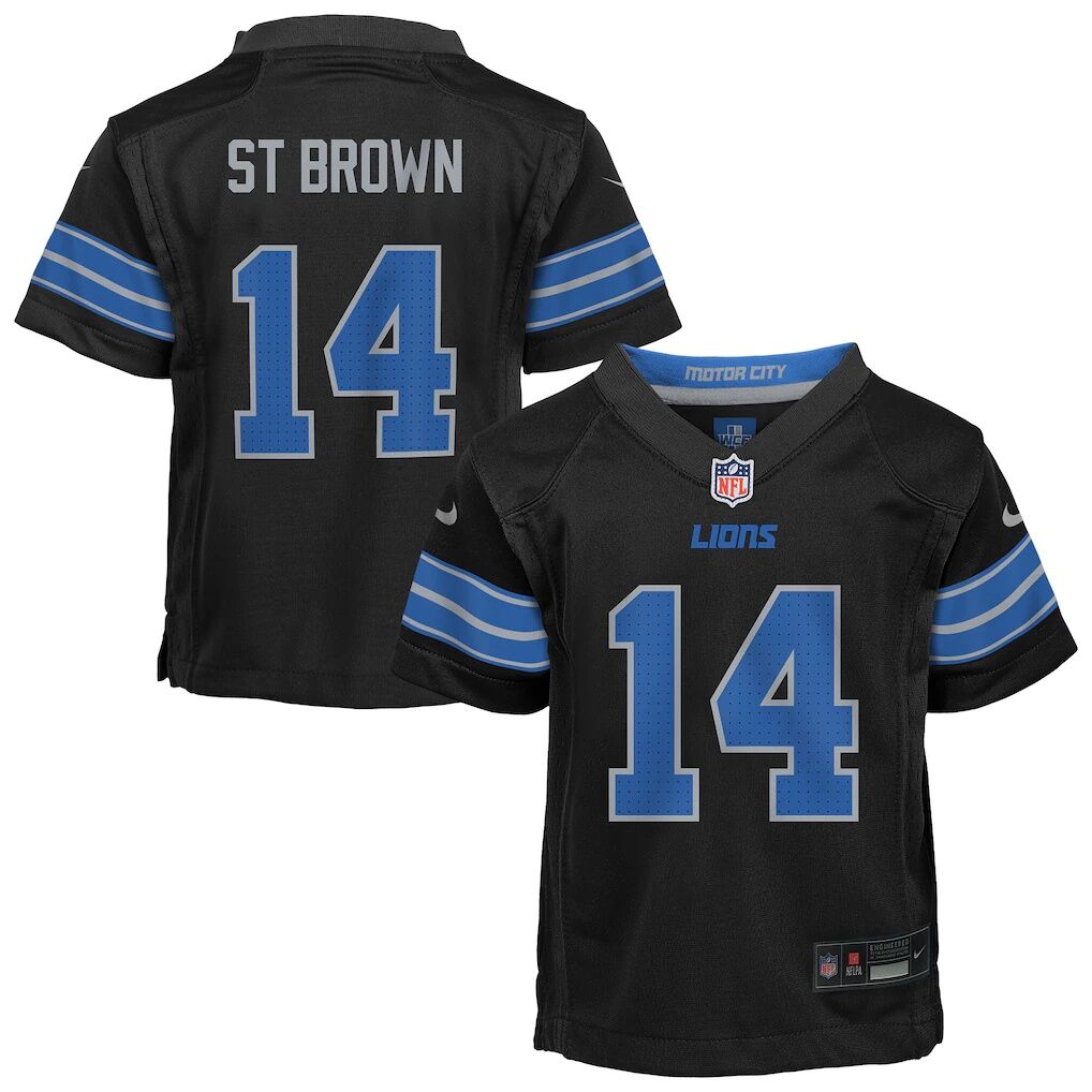Amon-Ra St. Brown Detroit Lions Nike Preschool Alternate Player Game Jersey