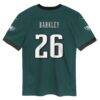 Saquon Barkley Philadelphia Eagles Nike Infant Team Player Game Jersey - Midnight Green - Detail View
