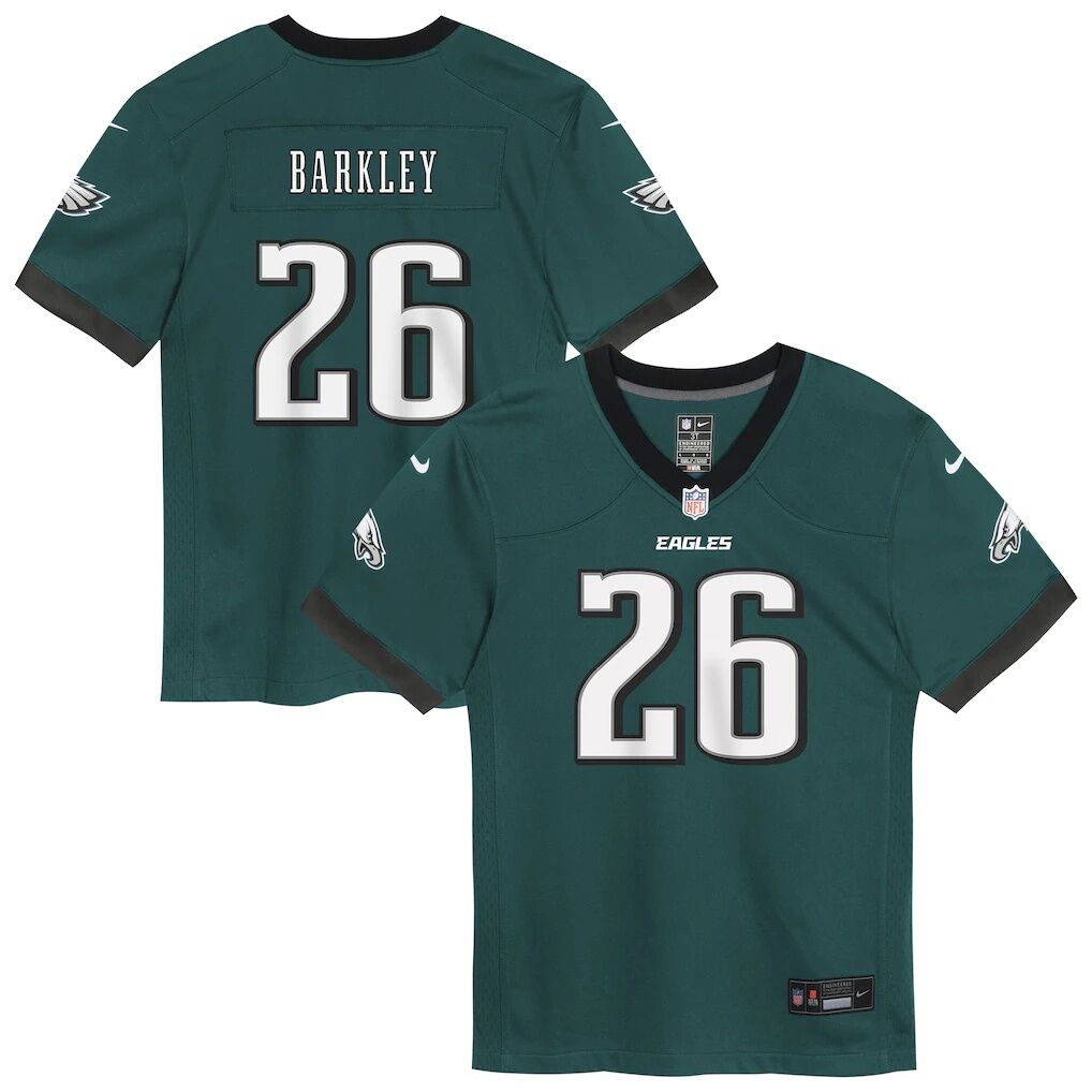 Saquon Barkley Philadelphia Eagles Nike Infant Team  Player Game Jersey - Midnight Green