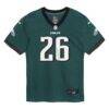 Saquon Barkley Philadelphia Eagles Nike Infant Team Player Game Jersey - Midnight Green - Side View