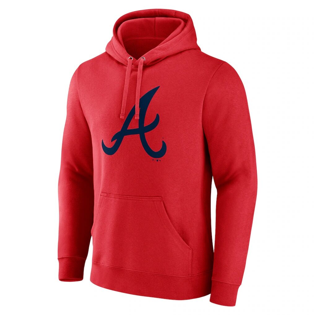 Atlanta Braves Official Logo Pullover Hoodie