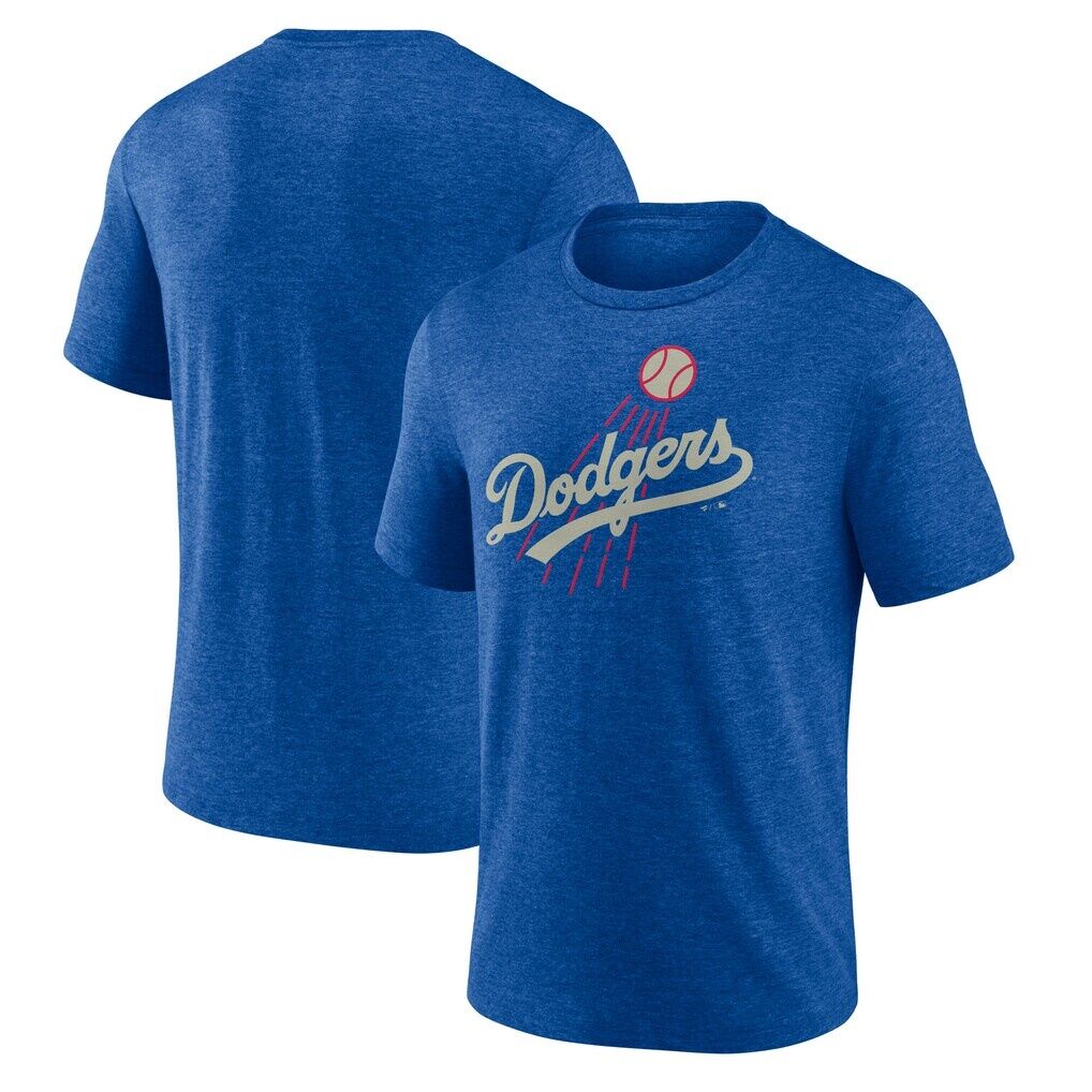 Los Angeles Dodgers Cooperstown Series Sweep Tri-Blend T-Shirt – Royal