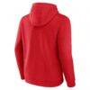 Washington Nationals Official Logo Pullover Hoodie - Red - Detail View