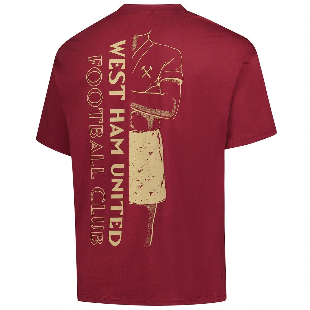 West Ham United Sport Design Sweden Game Day Graphic T-Shirt - Burgundy