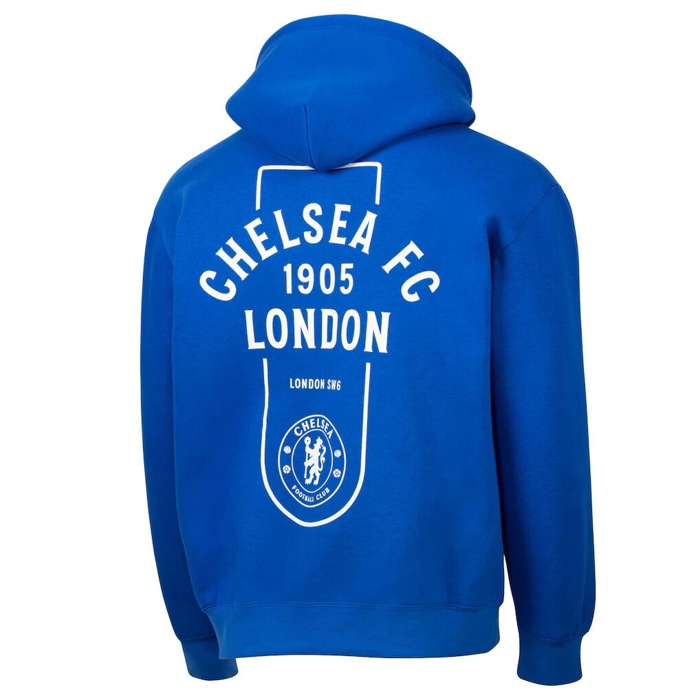 Chelsea Sport Design Sweden Streetwear Relaxed Pullover Hoodie - Royal