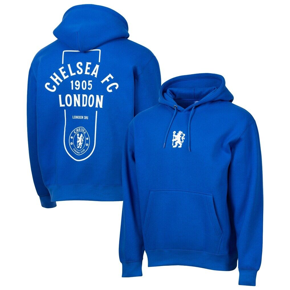 Chelsea Sport Design Sweden Streetwear Relaxed Pullover Hoodie - Royal