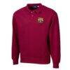 Barcelona Sport Design Sweden Retro Relaxed Fleece Sweatshirt - Red - Side View