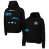 Manchester City Sport Design Sweden Overtime Oversized Raglan Hoodie - Black - Front View