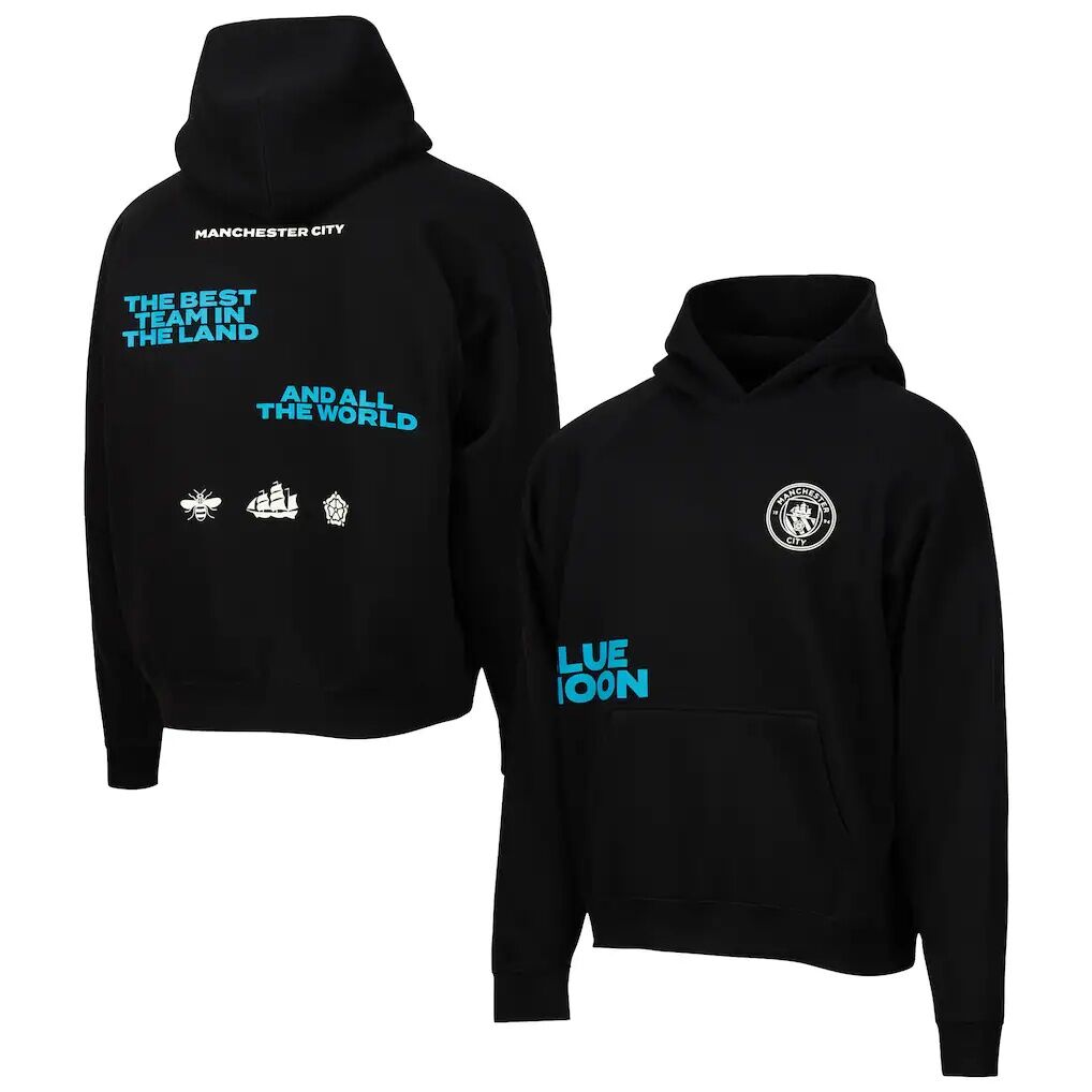 Manchester City Sport Design Sweden Overtime Oversized Raglan Hoodie