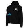 Manchester City Sport Design Sweden Overtime Oversized Raglan Hoodie - Black - Side View