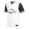 Arkansas Razorbacks Nike Unisex Limited Softball Jersey - White - Side View