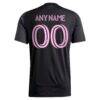 Inter Miami CF adidas 2025 The Fortitude Kit Replica Custom Jersey - Black - Detail View