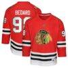 Connor Bedard Chicago Blackhawks Anniversary Centennial Replica Player Jersey Youth Anniversary Centennial Replica Player Jersey - Red - Front View