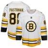 David Pastrnak Boston Bruins Youth Home Replica Player Jersey - White - Front View