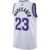 Lauri Markkanen Utah Jazz Nike Unisex Swingman Jersey - White - Detail View