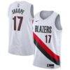 Shaedon Sharpe Portland Trail Blazers Nike Unisex Swingman Player Jersey - White - Front View