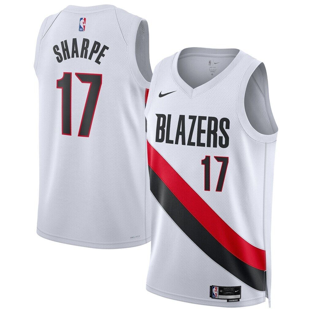 Shaedon Sharpe Portland Trail Blazers Nike Unisex Swingman Player Jersey - Association Edition