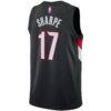 Shaedon Sharpe Portland Trail Blazers Nike Unisex Swingman Jersey - Black - Detail View