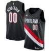 Scoot Henderson Portland Trail Blazers Nike Unisex Swingman Jersey - Black - Front View