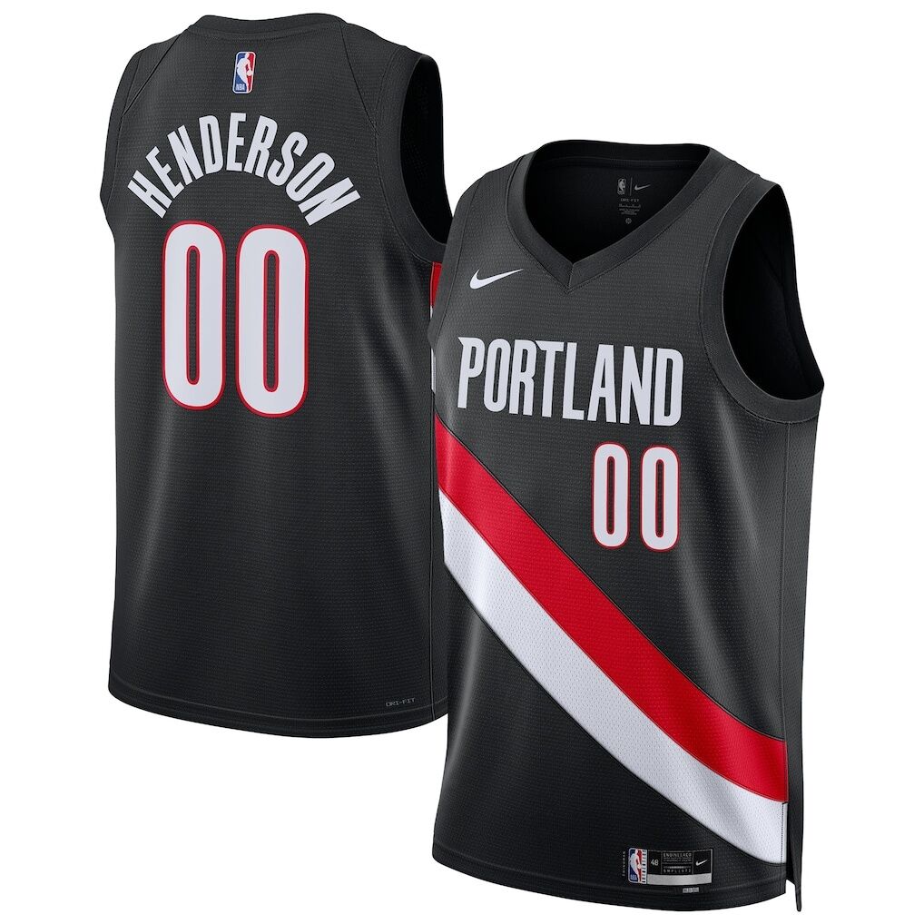 Scoot Henderson Portland Trail Blazers Nike Unisex Swingman Jersey - Icon Edition