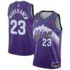 Lauri Markkanen Utah Jazz Nike Unisex Swingman Jersey - Purple - Front View
