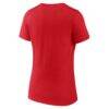 New York Red Bulls Women's Official Logo V-Neck T-Shirt - Red - Detail View