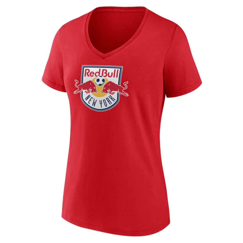 New York Red Bulls Women's Official Logo V-Neck T-Shirt