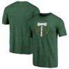 Portland Timbers Distressed Vintage Primary Tri-Blend T-Shirt - Green - Front View