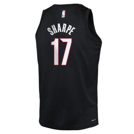 Shaedon Sharpe Portland Trail Blazers Nike Youth Icon Edition Swingman Jersey - Black - Front View