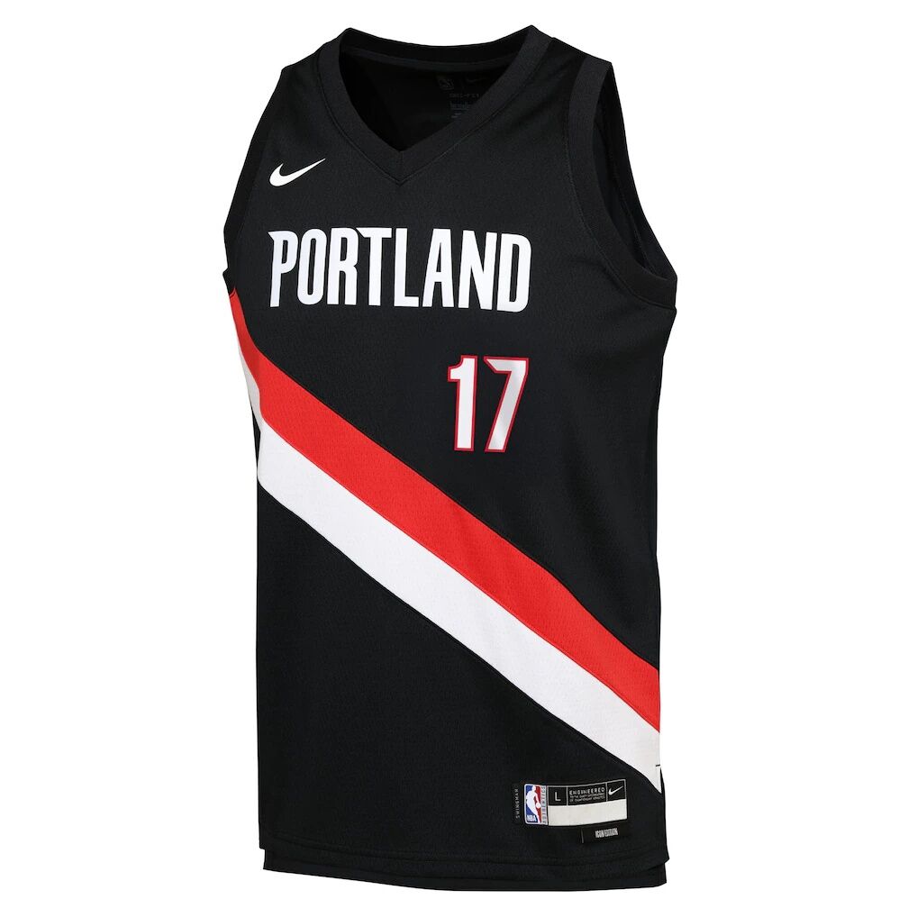 Shaedon Sharpe Portland Trail Blazers Nike Youth Icon Edition Swingman Jersey