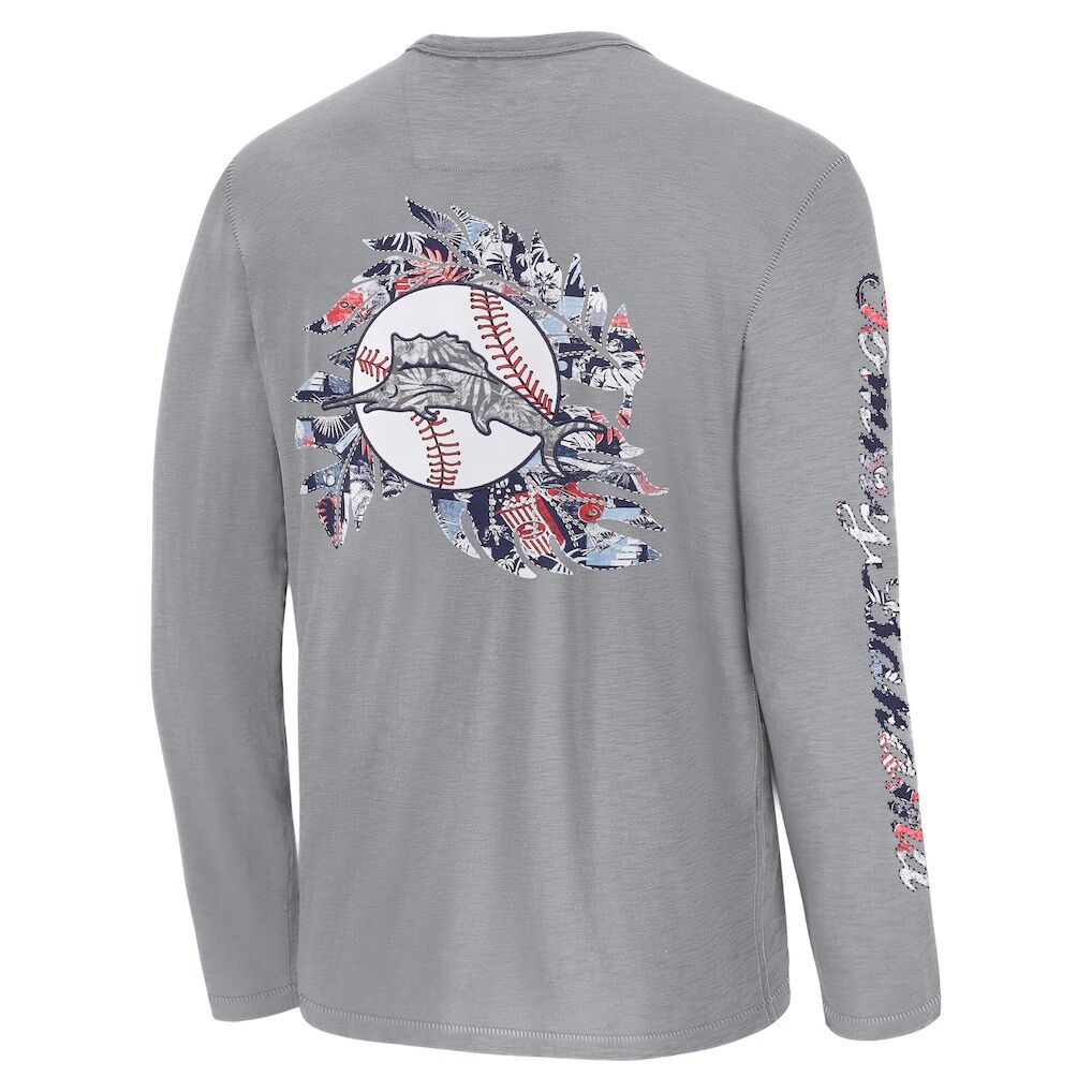 San Francisco Giants Tommy Bahama Tropic Curveball Lux Long Sleeve T-Shirt