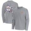San Francisco Giants Tommy Bahama Tropic Curveball Lux Long Sleeve T-Shirt - Gray - Front View
