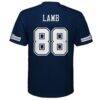 CeeDee Lamb Dallas Cowboys Outerstuff Preschool Replica Player Jersey - Navy - Detail View