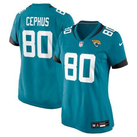 Joshua Cephus Jacksonville Jaguars Nike Women's Team Game Jersey - Teal - Front View